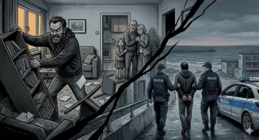 Koniec domowego terroru. Agresor z Otwocka zatrzymany na drugim końcu Polski