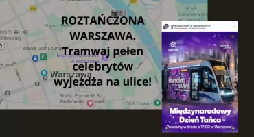 GWIAZDY „TZG” W WARSZAWSKIM TRAMWAJU! Możesz wsiąść i Ty – zobacz trasę!