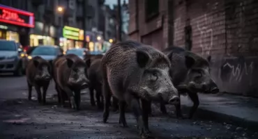 Dziki na dobre ROZGOŚCIŁY SIĘ m.in. w Wawrze i na Białołęce!