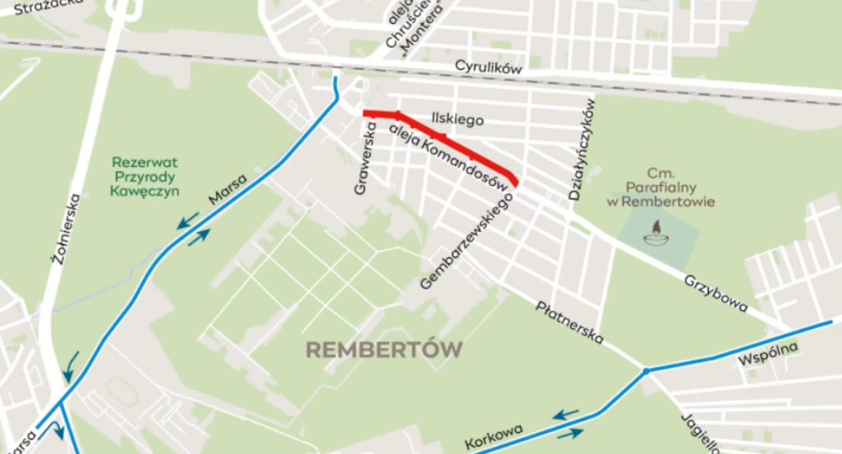 START kolejnego remontu w Rembertowie - za parę dni!