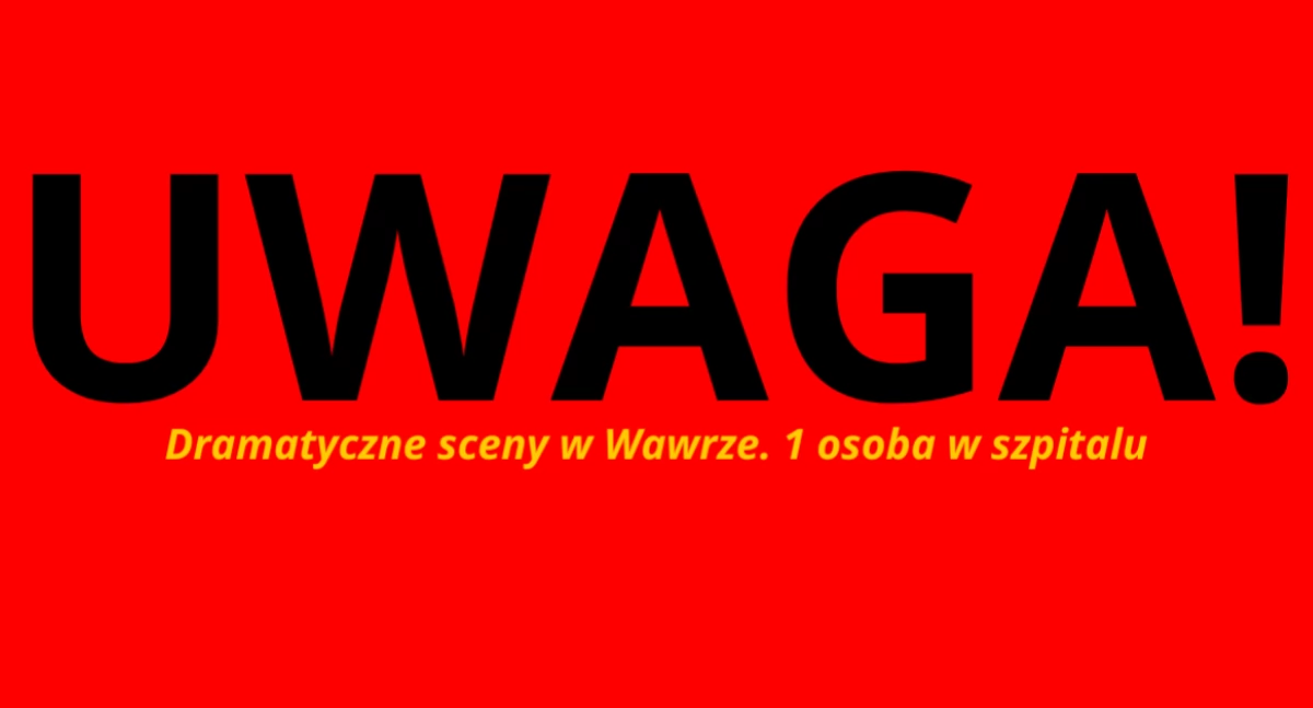 Pechowy wieczór. Wypadek w Wawrze, 1 osoba ranna