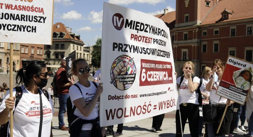 STOP NOP protest w Warszawie.