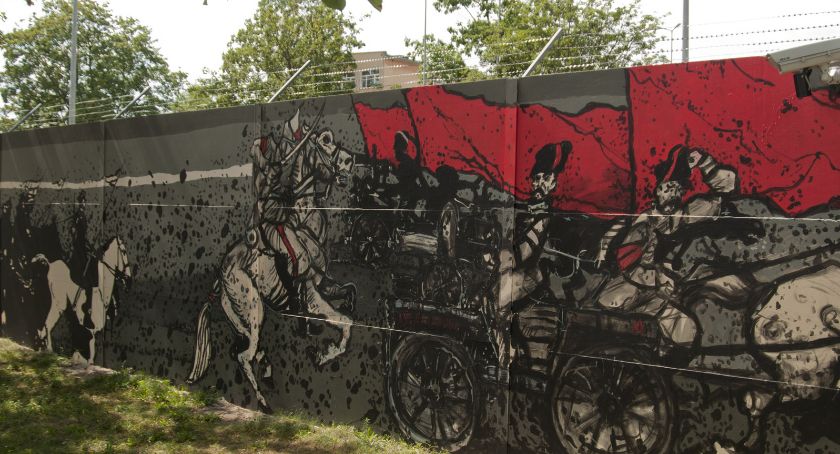 Legionowo - mural Bitwy Warszawskiej.