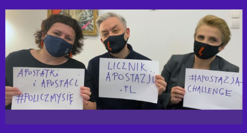 Lewicowi politycy założyli Licznik Apostazji 