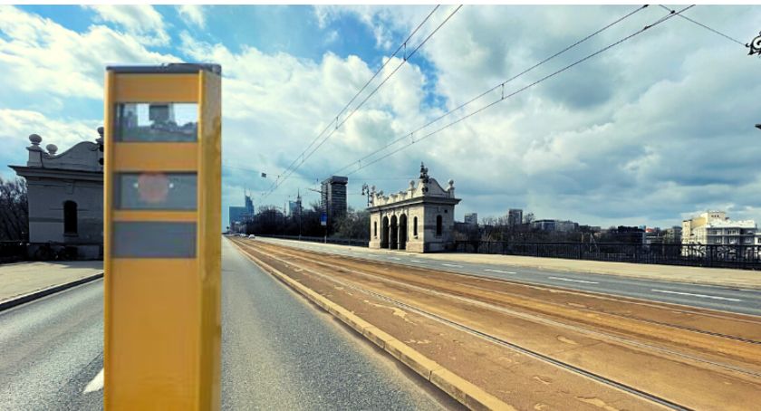 Fotoradary na moście Poniatowskiego