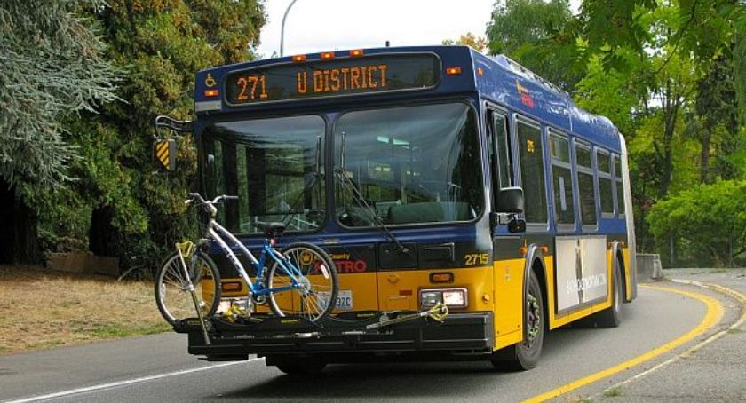 Przewożenie roweru za pomocą autobusu