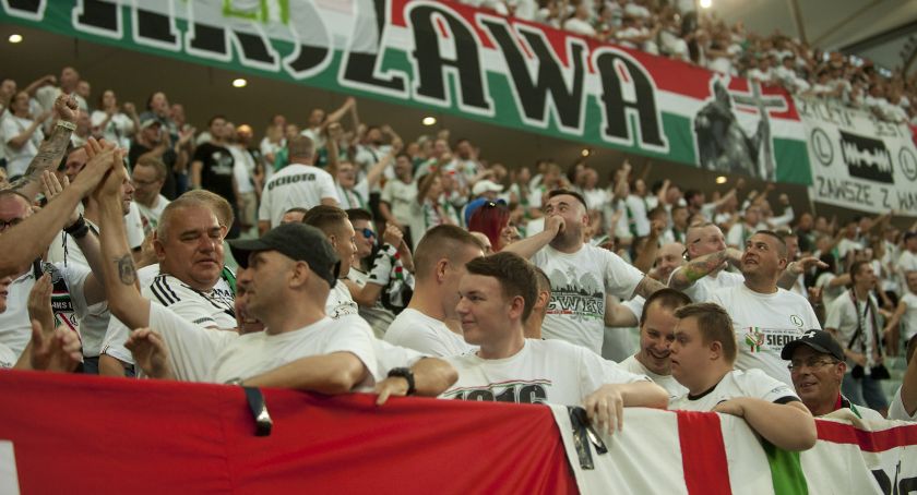 Mecz piłki nożnej Legia Warszawa