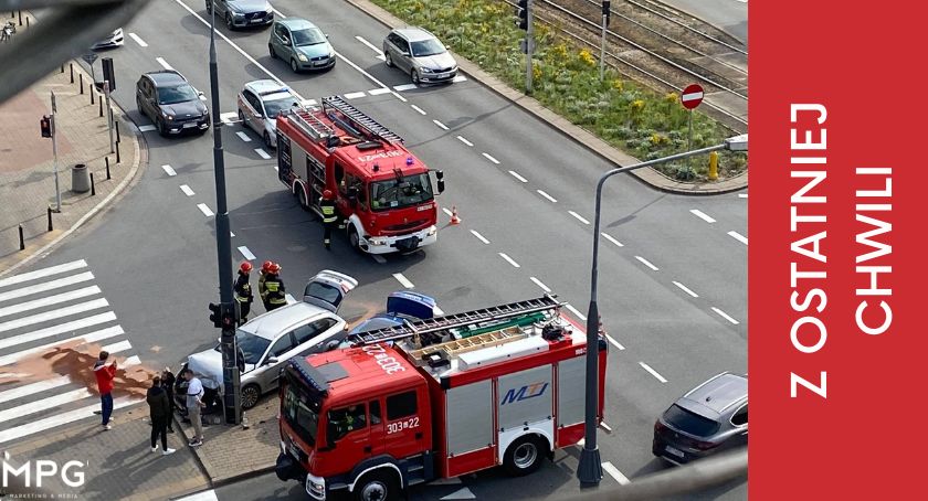 Wypadek — ulica Puławska 