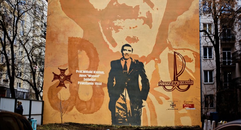Zdjęcie mural Witold Kieżun