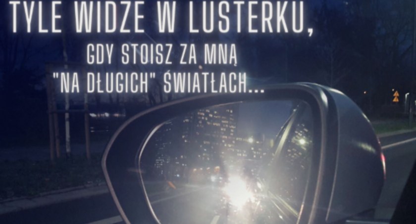 Kontrola świateł // fot. Wydział Ruchu Drogowego KSP