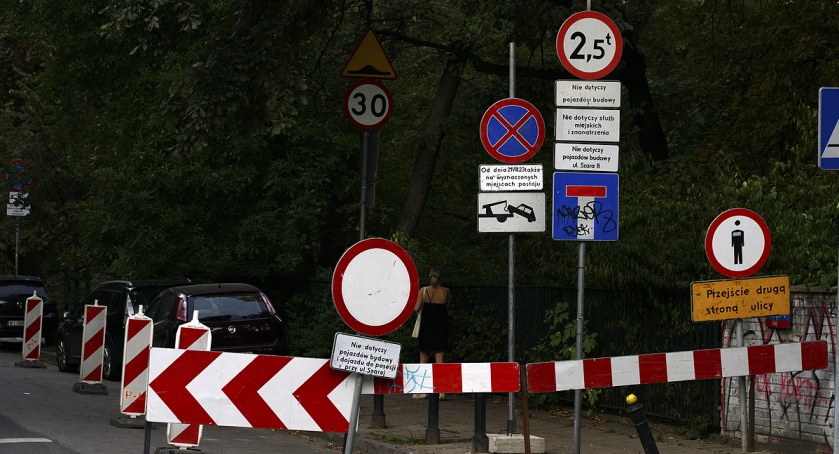 zdjęcie Znaki drogowe na Powiślu