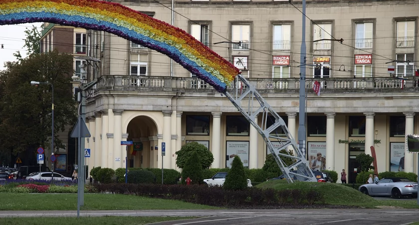 zdjęcie Tęcza z Placu Zbawiciela