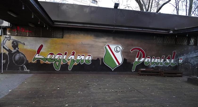 zdjęcie mural Legia 