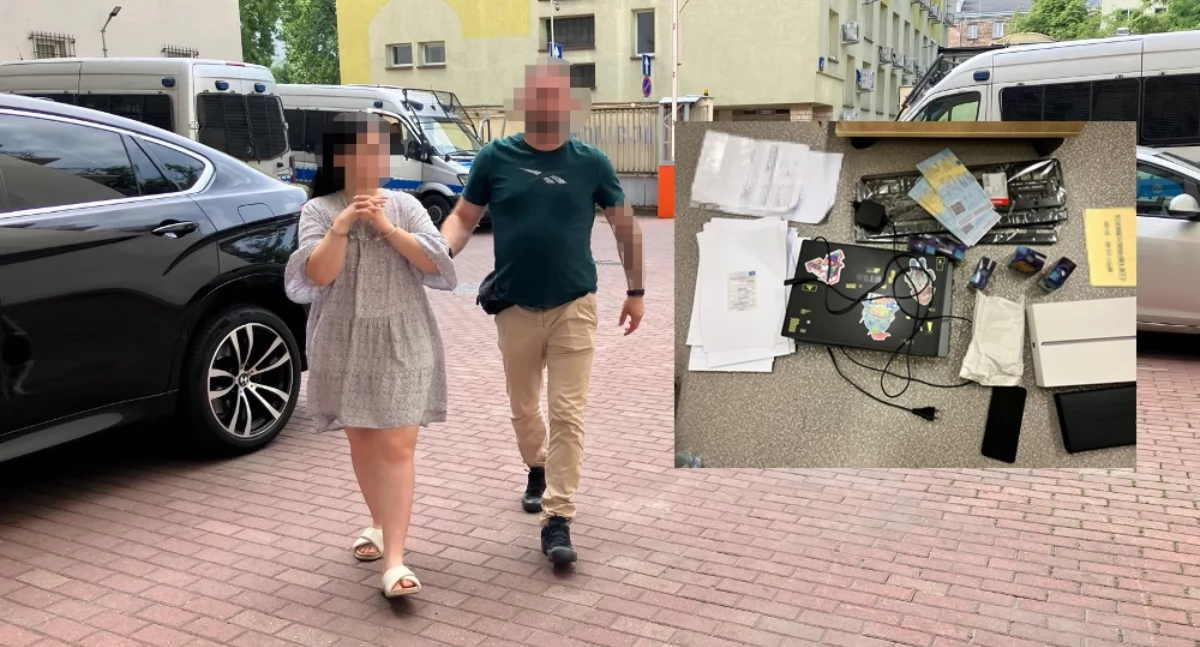 Policja komunikaty, Sprzedawali swoje Siedem osób zatrzymanych - zdjęcie, fotografia