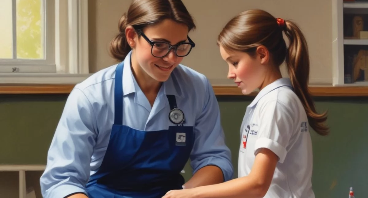 Placówki edukacyjne, Higienistka profesja której docenia - zdjęcie, fotografia
