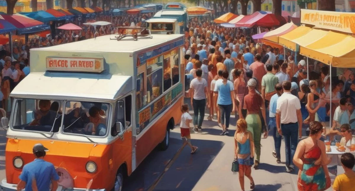 Handel i usługi, Pragniecie czegoś pysznego Wpadnijcie Bródnowski Festiwal Streetfoodu - zdjęcie, fotografia
