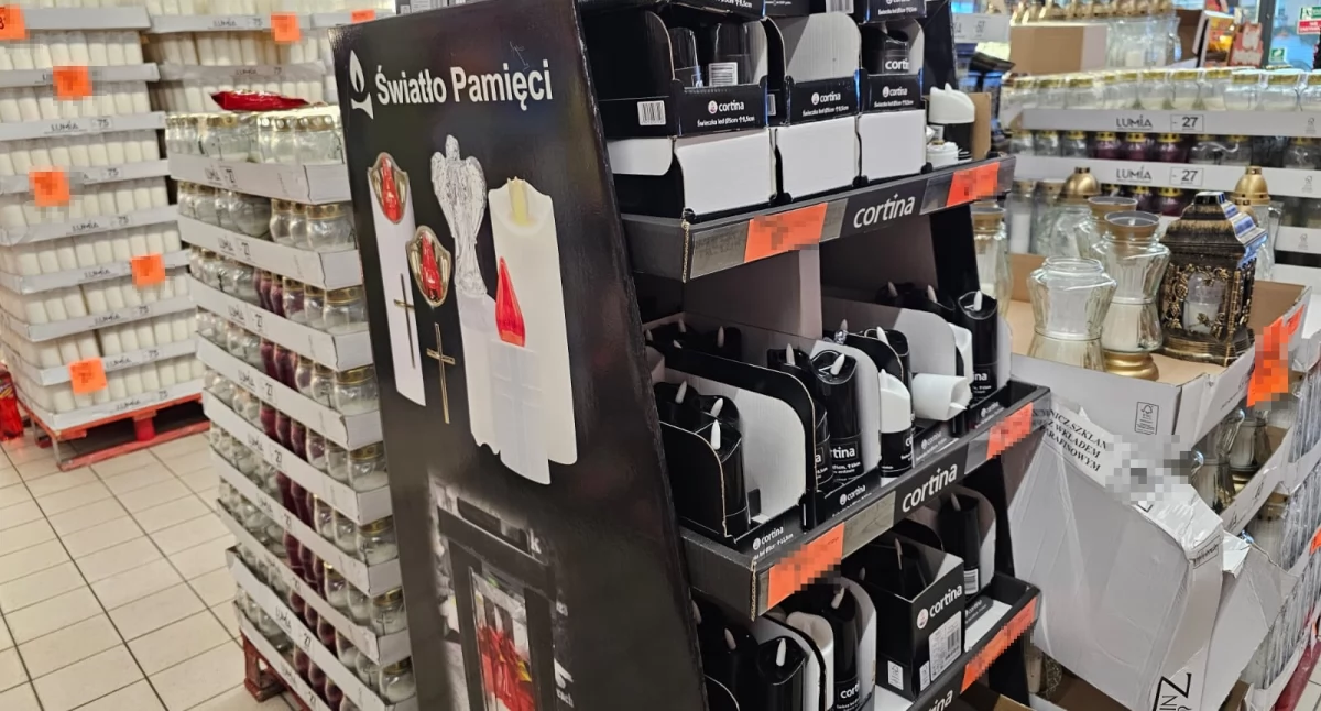 Handel i usługi, Cmentarny paragon grozy - zdjęcie, fotografia