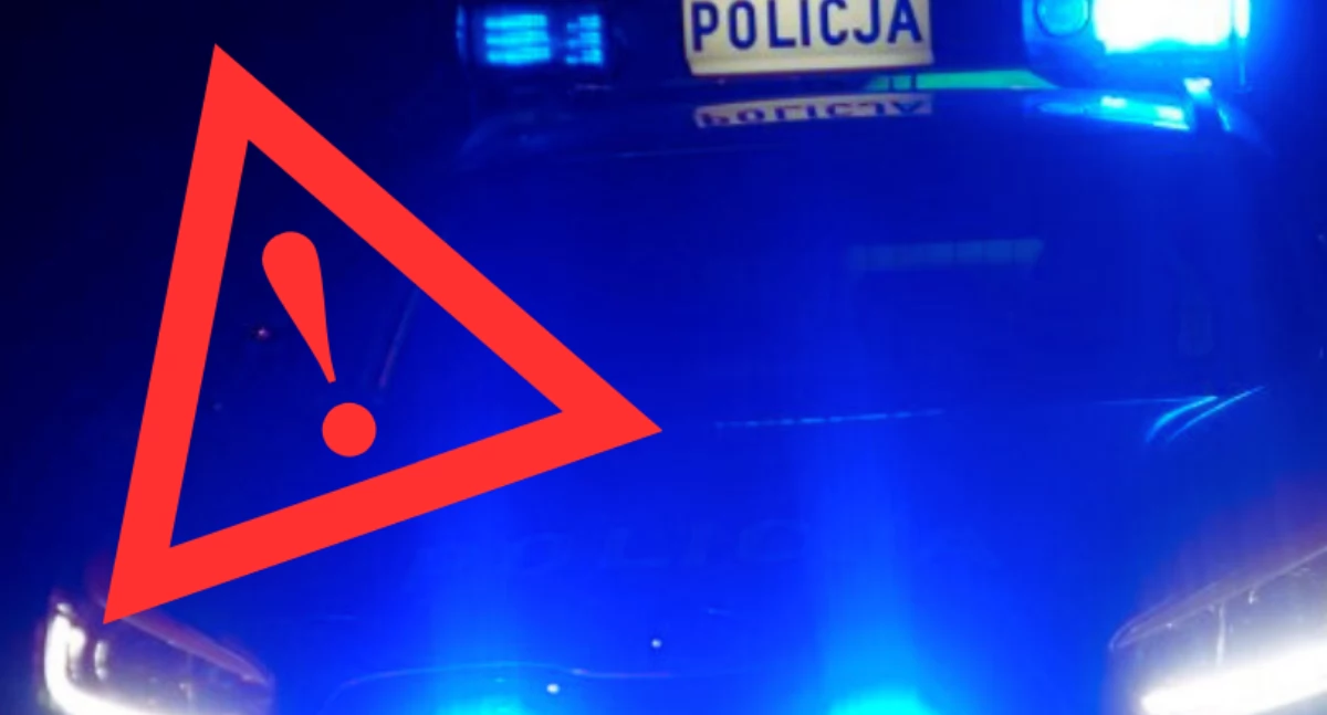 Wypadki, Wsiadł kółko choć powinien Wypadek Bielanach - zdjęcie, fotografia
