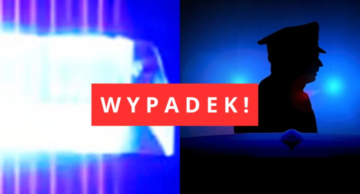 Wypadki, Kolejny wypadek znowu prawie Wisłostradzie - zdjęcie, fotografia