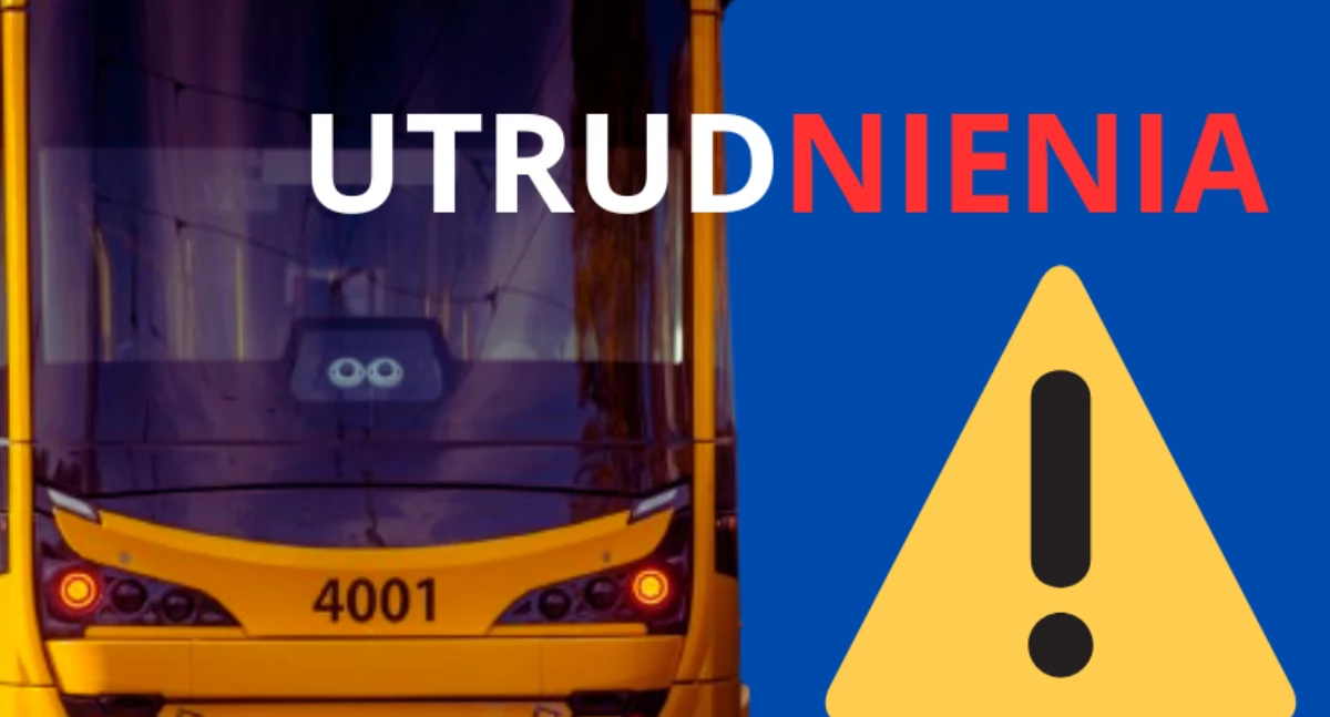 Transport publiczny, Utrudnienia ruchu Warszawski Transport Publiczny zablokowanym przejeździe - zdjęcie, fotografia