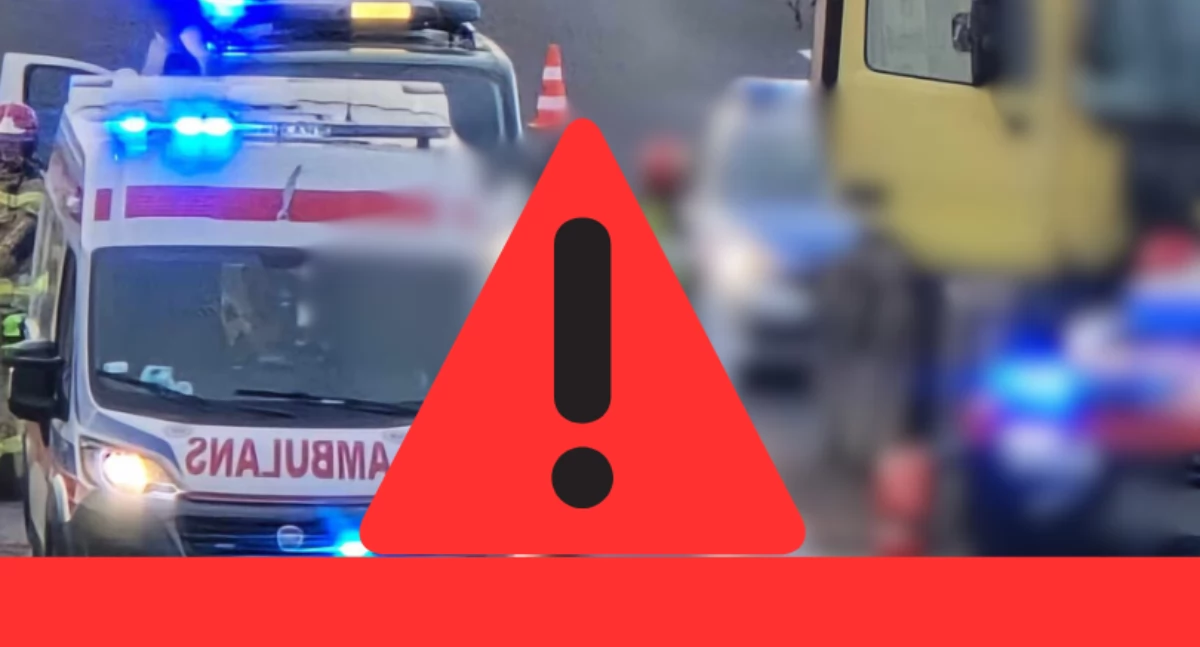 Wypadki, OSTATNIEJ CHWILI wypadek trasie - zdjęcie, fotografia
