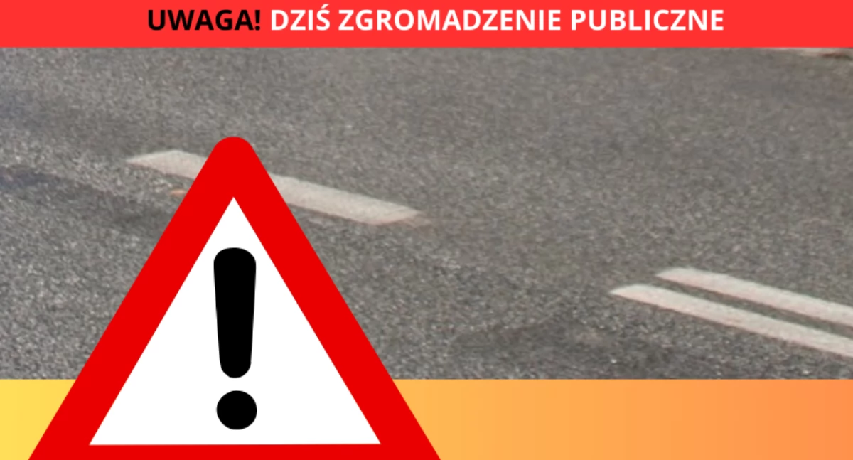 Protesty i manifestacje, Protest Ambasadą Ukrainy Warszawski Transport Publiczny zmianach - zdjęcie, fotografia