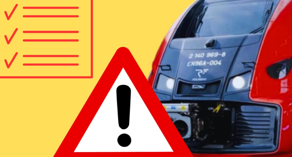 Transport publiczny, Warszawski Transport Publiczny zmiany ruchu pociągów - zdjęcie, fotografia