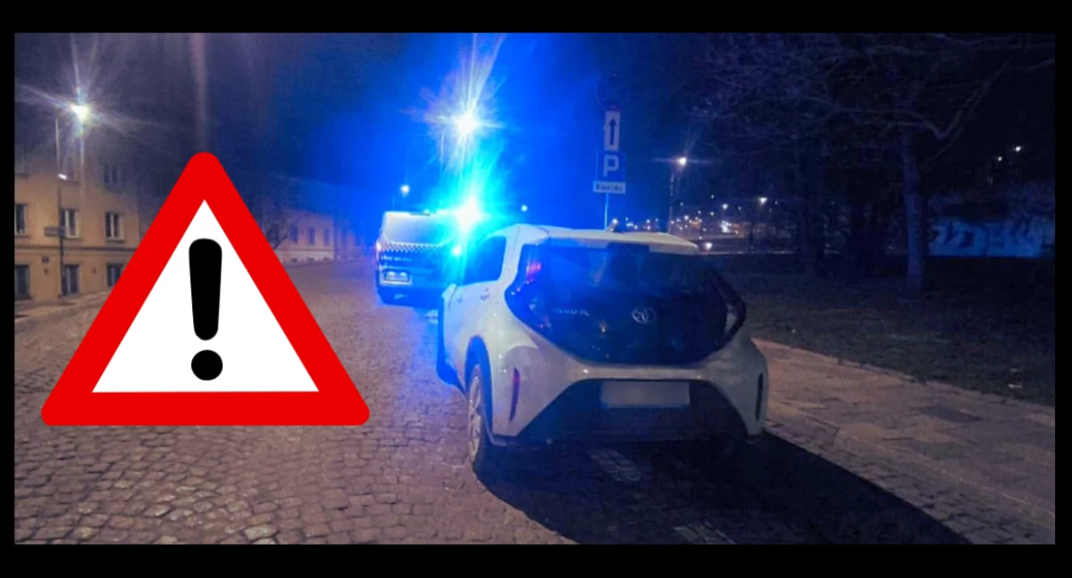Działania służb, Próbował włączyć ruchu Interwencja Mariensztacie - zdjęcie, fotografia
