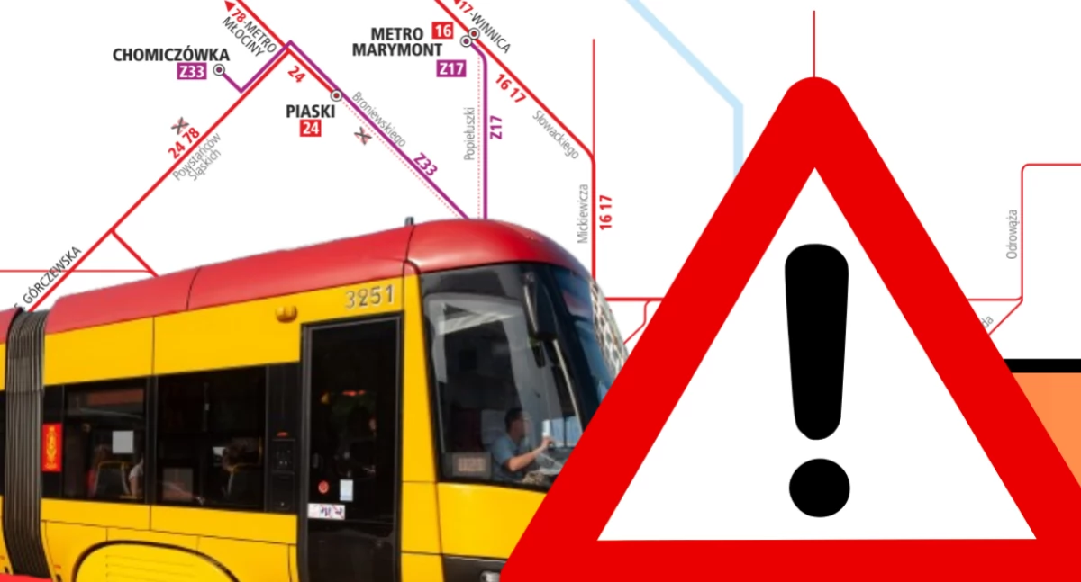 Transport publiczny, Remont torowiska tramwajowego Pawła - zdjęcie, fotografia