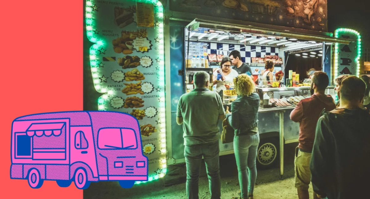 Społeczne sprawy, Warszawa Nocą! Foodtrucków Muzeów - zdjęcie, fotografia