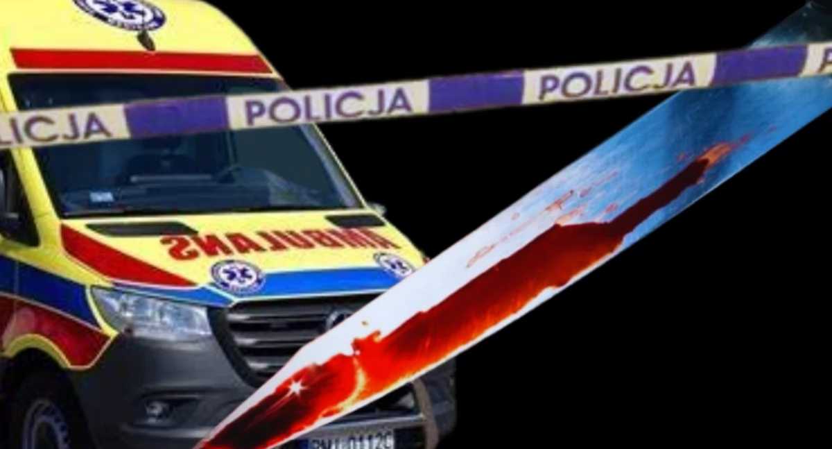 Działania służb, BRUTALNA NAPAŚĆ Śródmieściu Mężczyzna ranami kłutymi - zdjęcie, fotografia