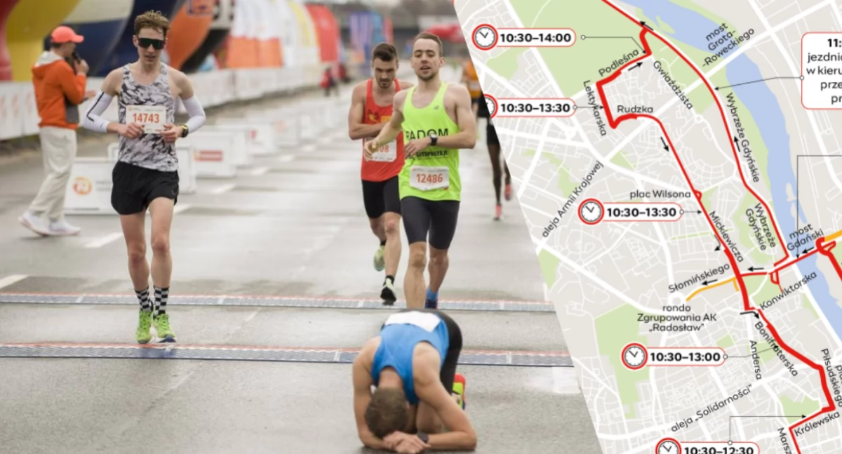 Biegi - maratony, niedzielę Półmaraton Warszawski Będzie paraliż Warszawy! (UTRUDNIENIA) - zdjęcie, fotografia