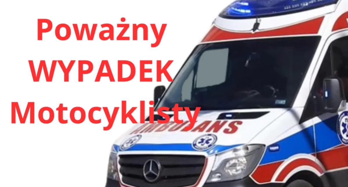 Wypadki, Wypadek motocyklisty Targówku - zdjęcie, fotografia