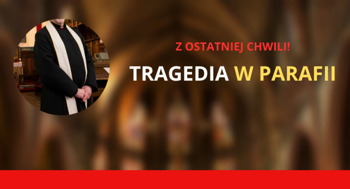 Działania służb, Tragedia jednej parafii Płocku żyje ksiądz - zdjęcie, fotografia