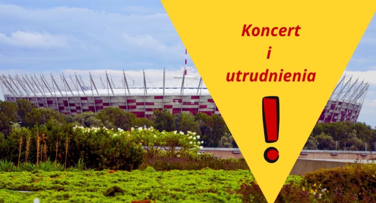 Ulice – place , AC/DC koncert Narodowym Zmiany utrudnienia - zdjęcie, fotografia