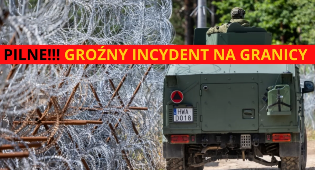 Działania służb, UWAGA! Incydent granicy PADŁY STRZAŁY - zdjęcie, fotografia
