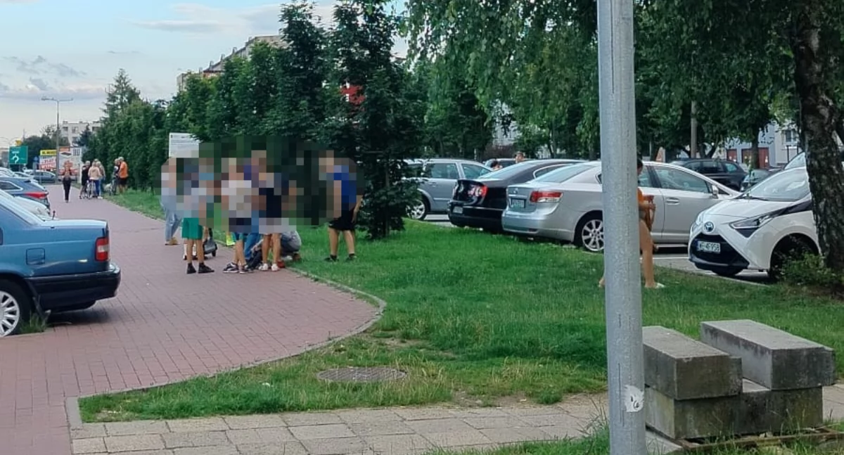 Wypadki, GŁOWA MAŁA Kolejny wypadek udziałem hulajnogi razem Płońsku - zdjęcie, fotografia