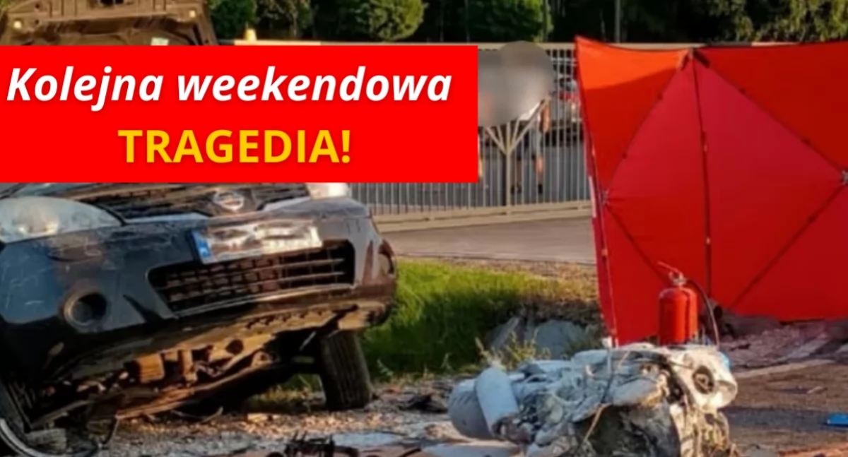 Wypadki, Potworny wypadek Starym Kiełbowie Zginęły osoby - zdjęcie, fotografia