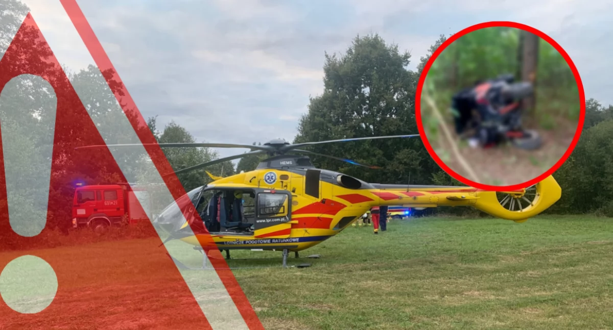 Wypadki, Buggy przyfasoliło porządnie Wypadek miejscowości Somianka - zdjęcie, fotografia