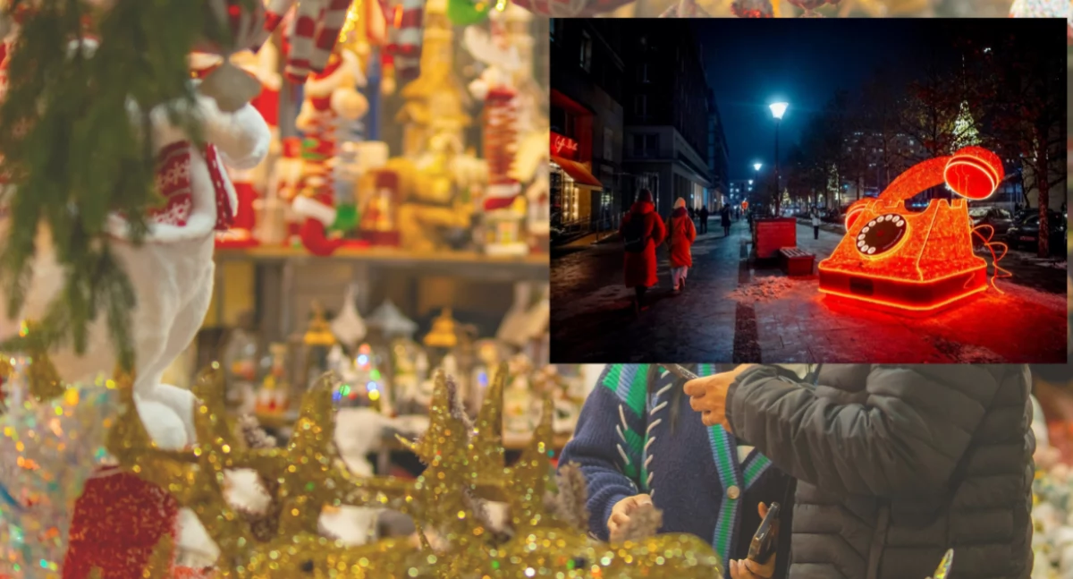 Społeczne sprawy, Święta Bożego Narodzenia Kiedy Jarmark Warszawski - zdjęcie, fotografia