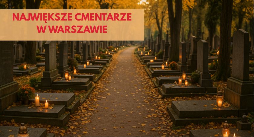 Największe cmentarze w Warszawie: milczące kroniki miasta