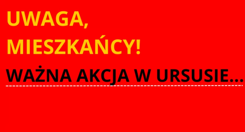 Wszyscy możemy pomóc. Ważna AKCJA w Ursusie!
