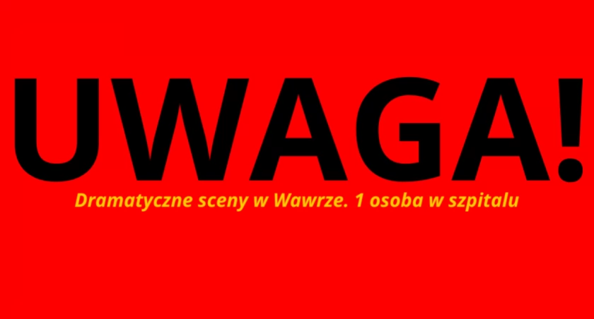 Pechowy wieczór. Wypadek w Wawrze, 1 osoba ranna