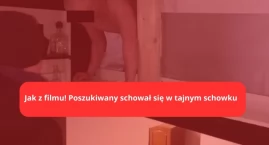 UKRYŁ SIĘ POD SUFITEM! Policja i tak go znalazła