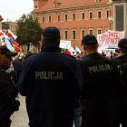 Przybyła policja ponieważ miała się pojawić sama