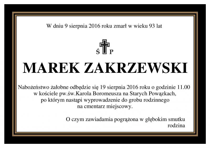 Marek Zakrzewski