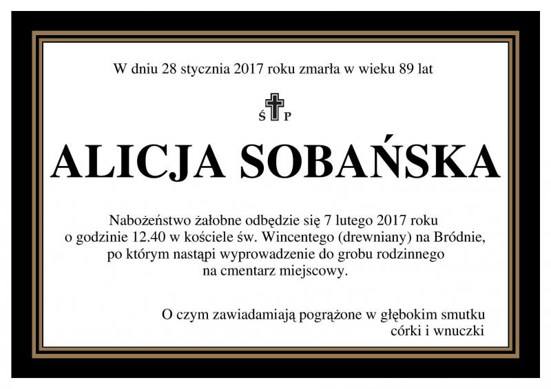 Alicja Sobańska