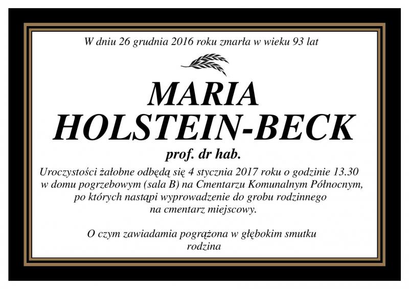 Maria Holstein-Beck