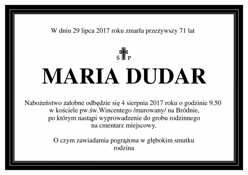 Maria Dudar