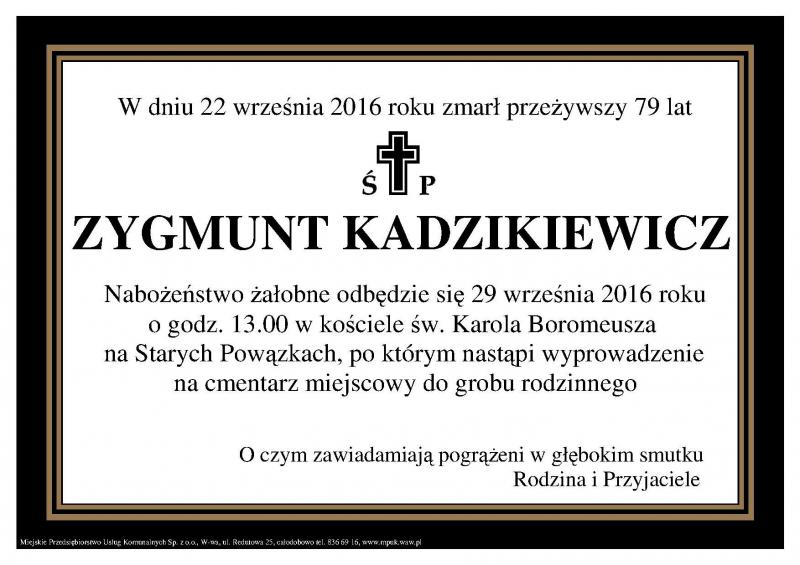 Zygmunt Kadzikiewicz
